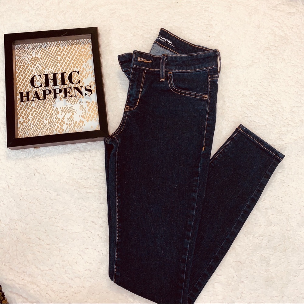 Old Navy Rock Star Skinny Legging Ankle Jeans